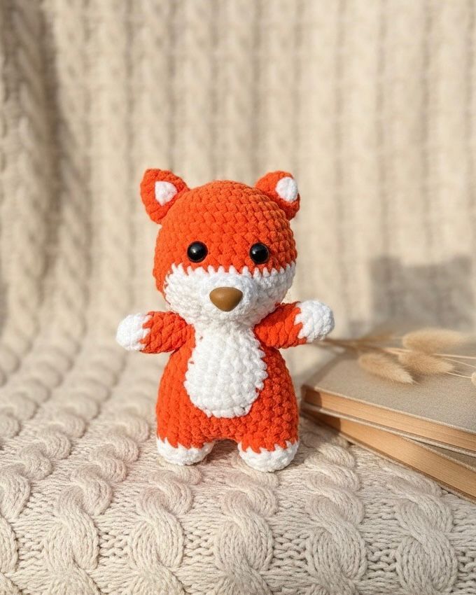 Zorrito tejido a crochet